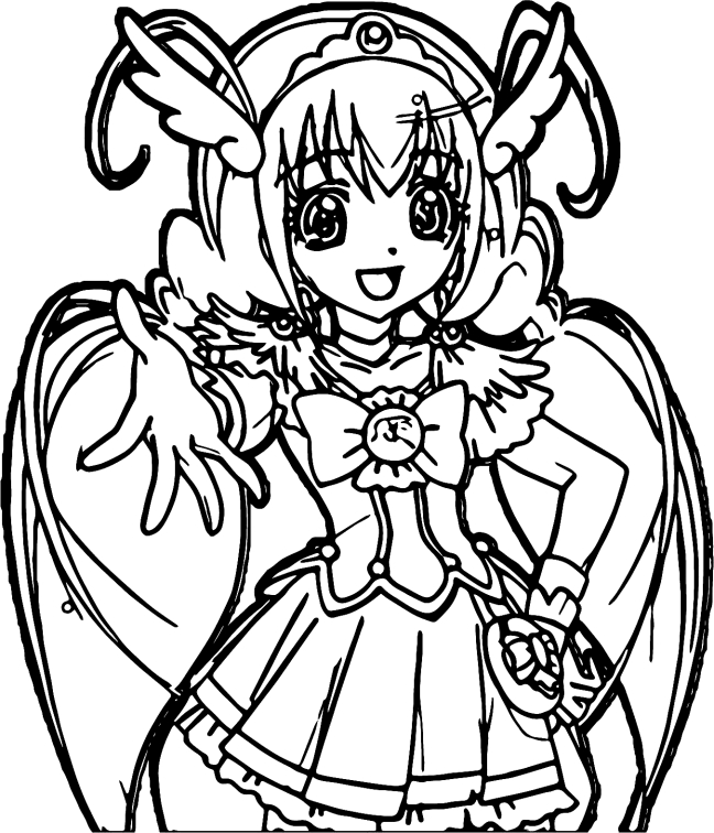 Dibujo 15 de Glitter Force para imprimir y colorear