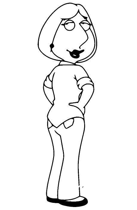 Drawing 10 from Family Guy coloring page to print and coloring