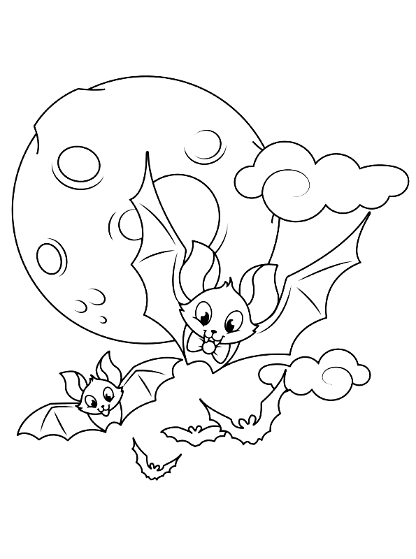 Desenho 13 de Halloween para imprimir e colorir