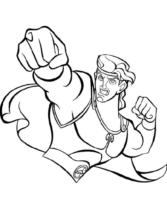  Dibujo   de Hercules para colorear