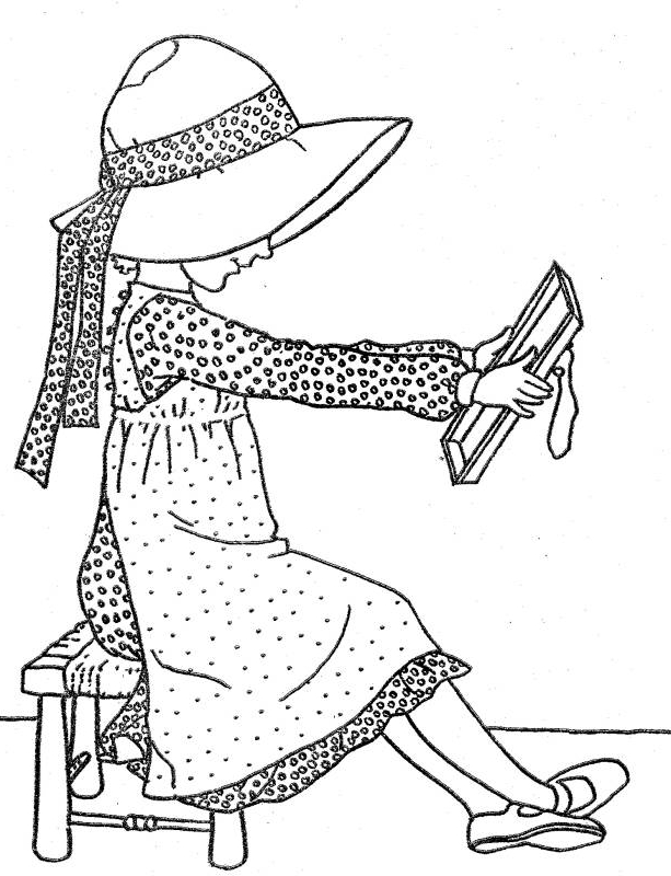 Holly Hobbie original coloring page to print and coloring - Drawing 4