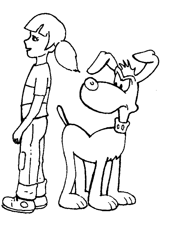 Drawing 12 from Inspector Gadget coloring page to print and coloring