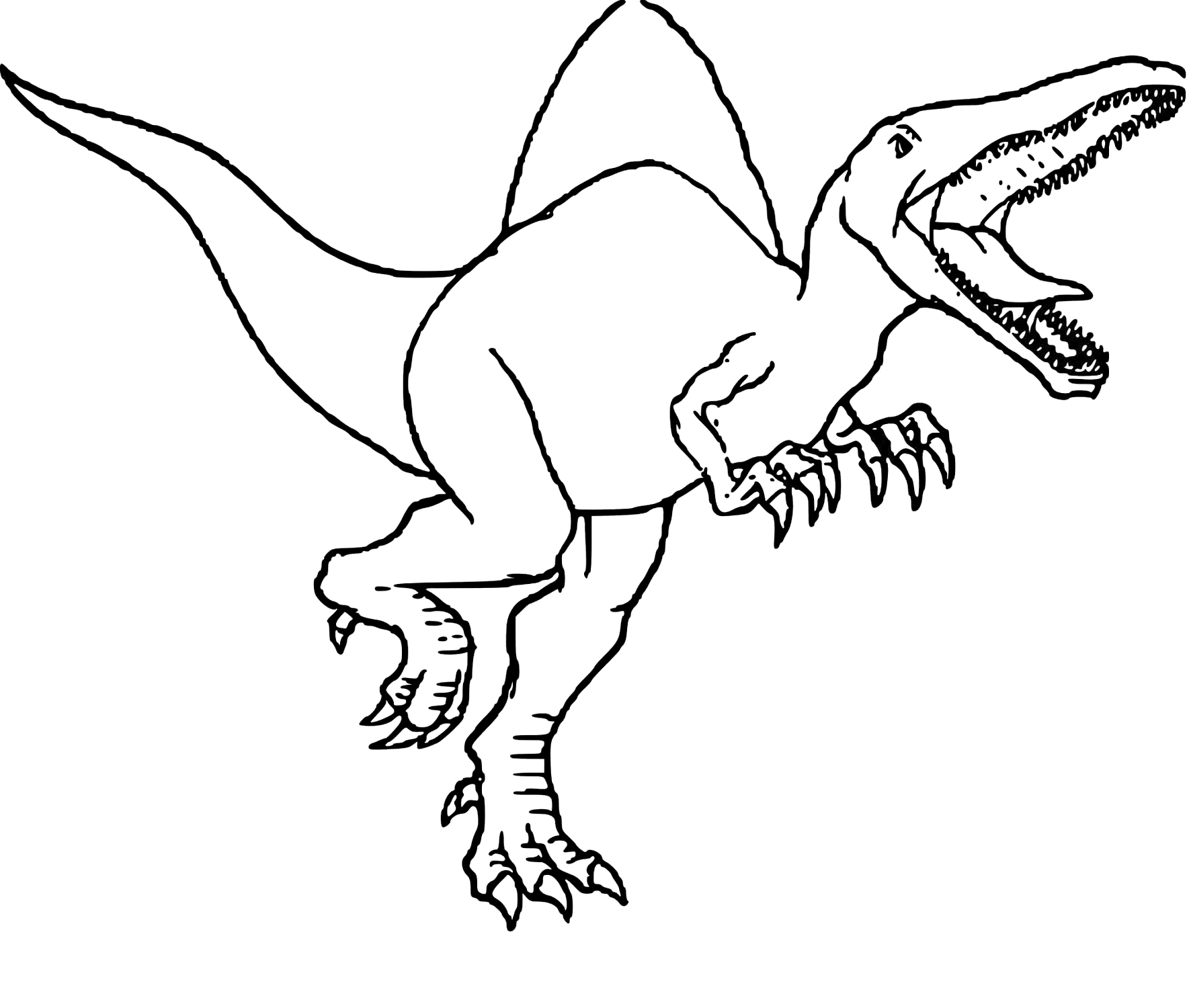 Desenho 16 de Jurassic World para imprimir e colorir