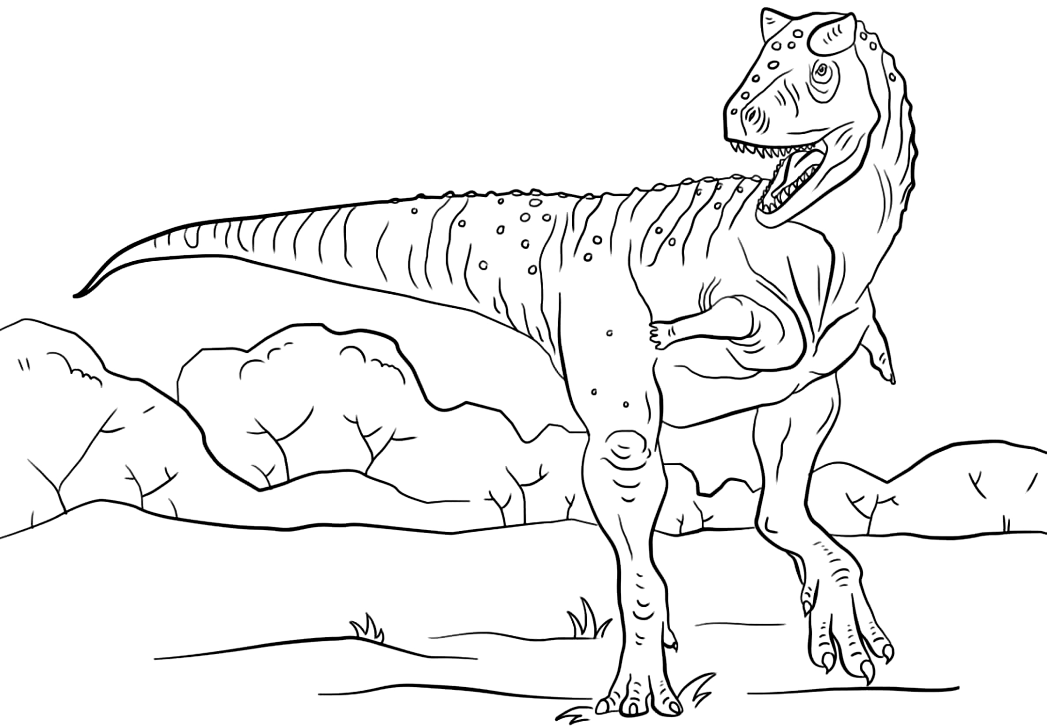 Dibujo 18 de Jurassic World para imprimir y colorear