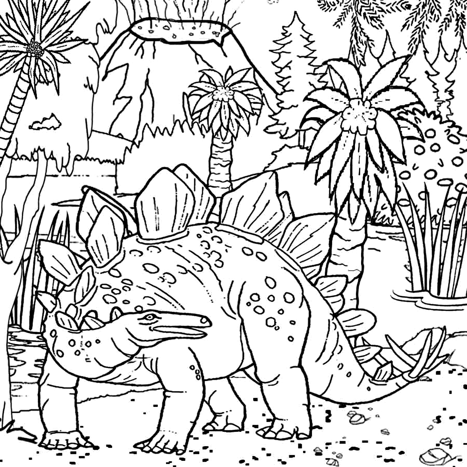 Desenho 31 de Jurassic World para imprimir e colorir