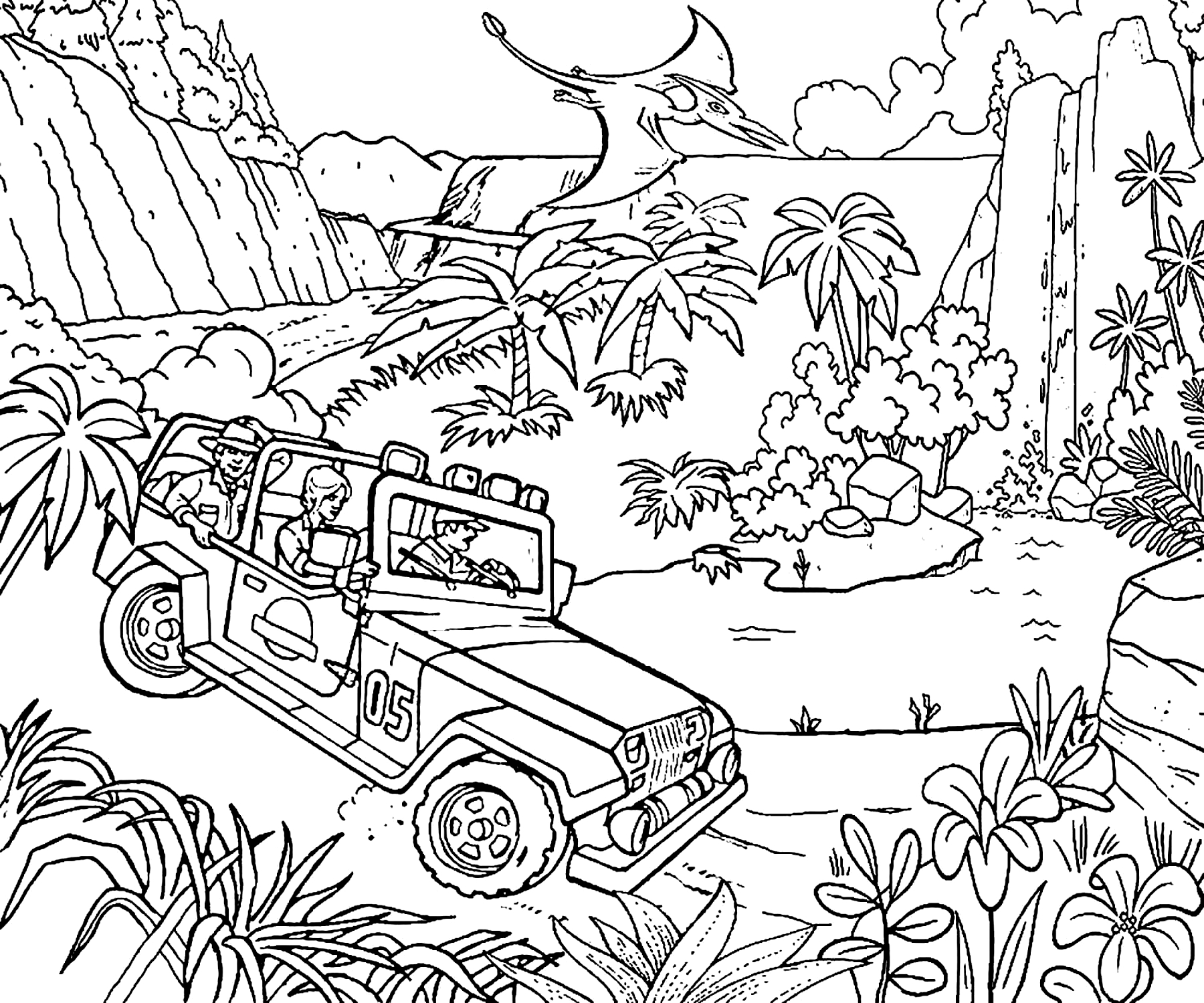 Disegno Jurassic World 35 di Jurassic World da stampare e colorare