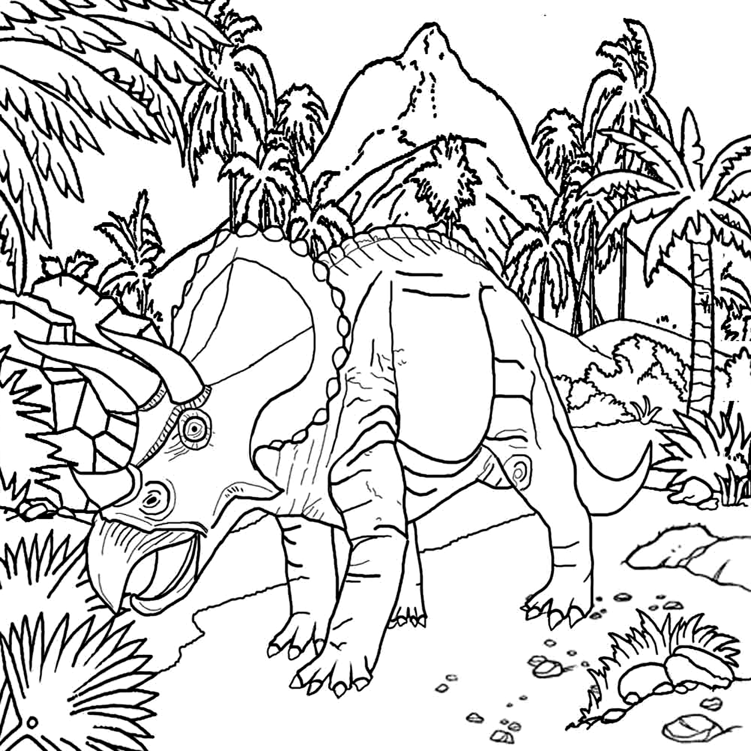 Dibujo 41 de Jurassic World para imprimir y colorear