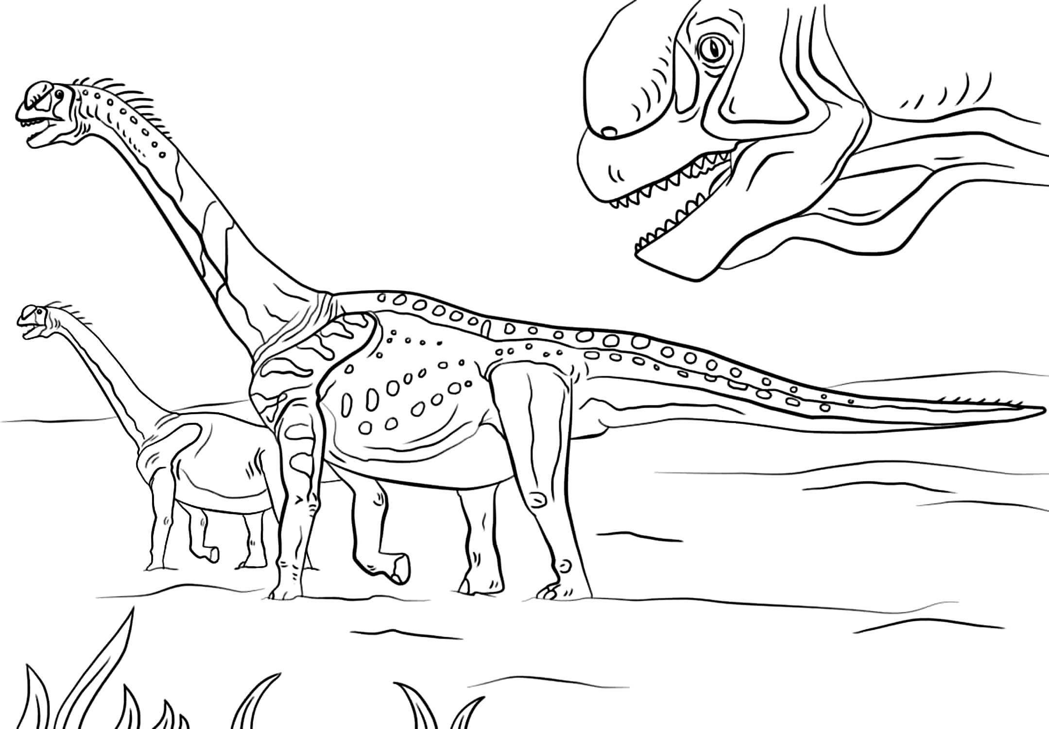 Desenho 42 de Jurassic World para imprimir e colorir