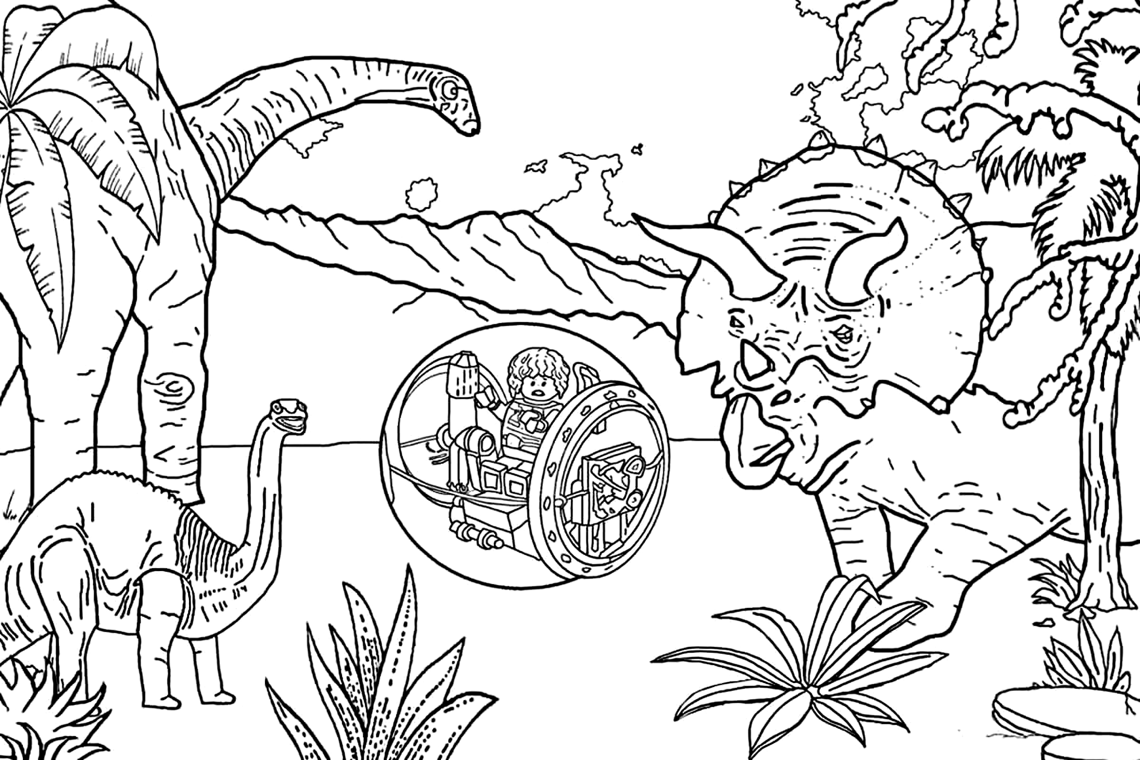 Disegno Jurassic World 48 di Jurassic World da stampare e colorare