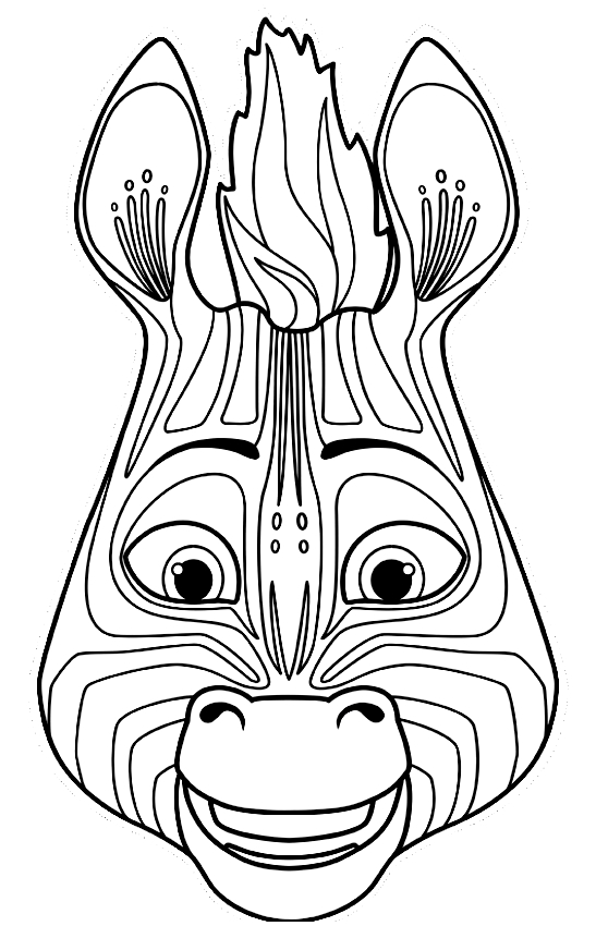 Desenho 1 de Khumba para imprimir e colorir