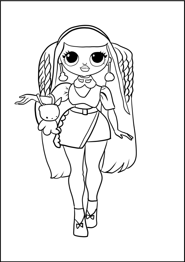 Coloriage de Candylicious de LOL Surprise O.M.G.  imprimer et colorier