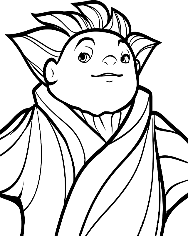 Drawing 5 from Rise of the Guardians coloring page to print and coloring