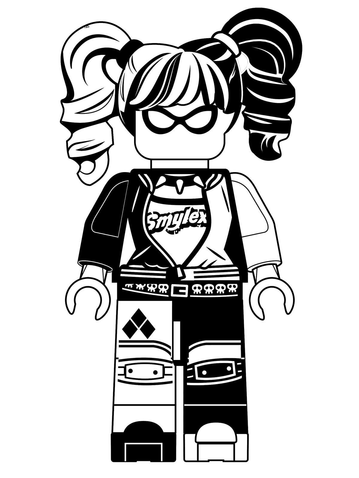 Dibujo 6 de Lego Batman para colorear