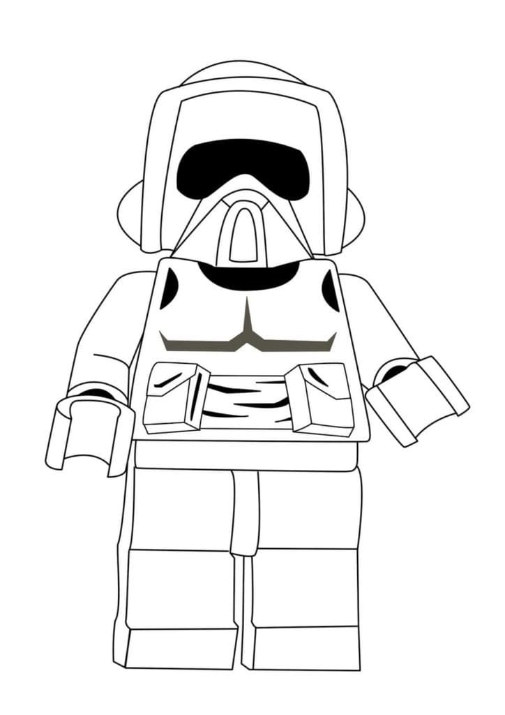 Disegno Star Wars 08 di Lego Star Wars da stampare e colorare