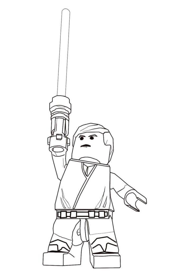 Star Wars 11 from Lego Star Wars coloring page to print and coloring