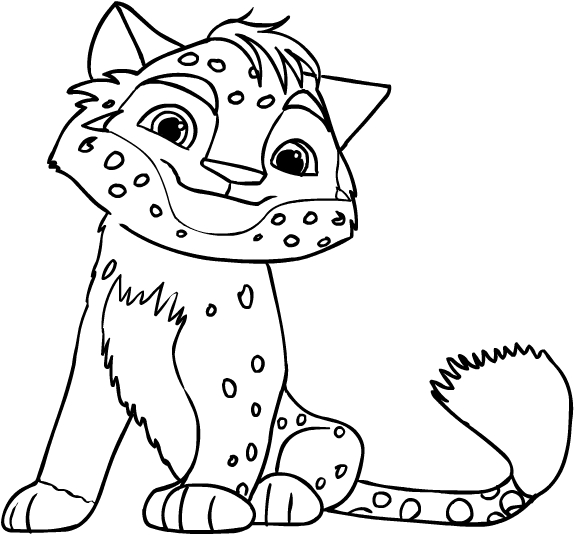 Coloriage 5 de Leo & Tig  imprimer et colorier