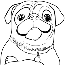 Mighty Mike coloring page