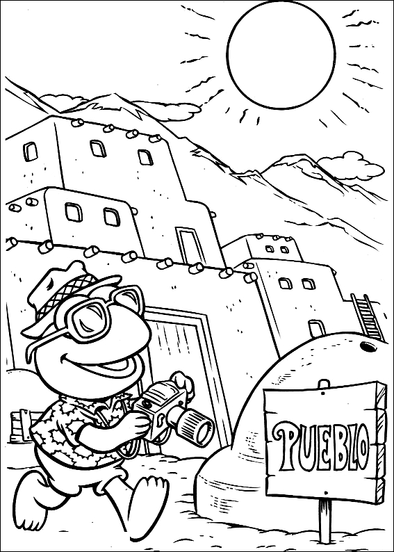 Drawing 20 from Muppet babies coloring page to print and coloring