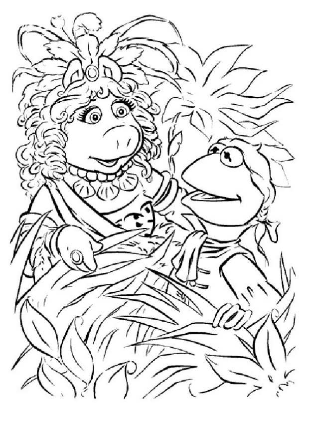 Disegno 5 di Muppets da stampare e colorare