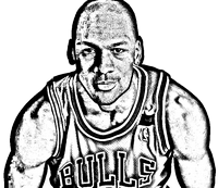 michael jordan coloring pages