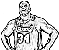 Basketball coloring page