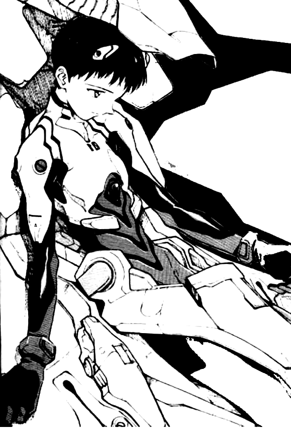 Drawing 5 from Neon Genesis Evangelion coloring page to print and coloring