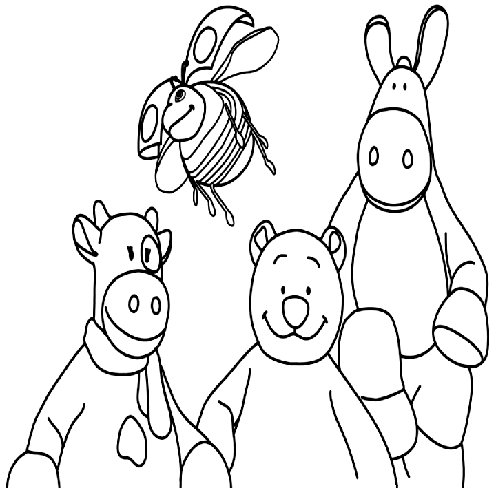 Drawing 6 from Nouky coloring page to print and coloring