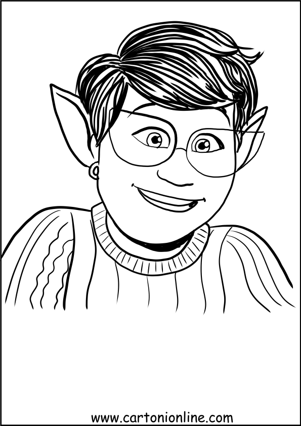 Laurel Lightfoot from Onward coloring page to print and coloring