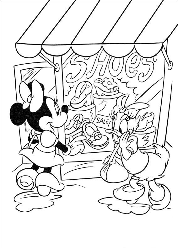 Desenho 7 de Margarida (Disney) para imprimir e colorir