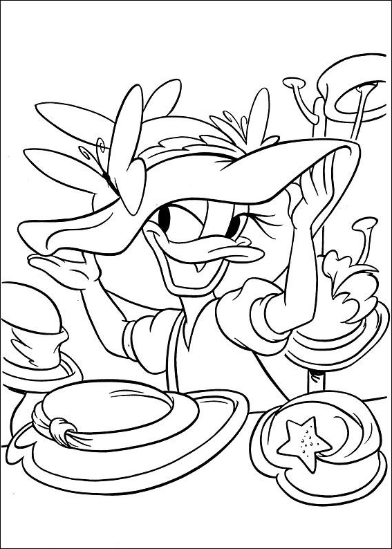 Drawing 10 from Daisy Duck coloring page to print and coloring
