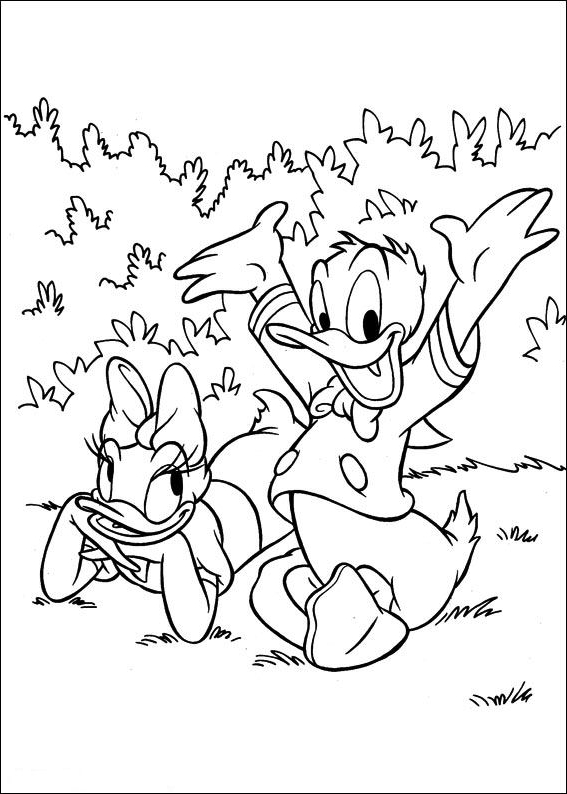 Coloriage 15 de Daisy Duck  imprimer et colorier