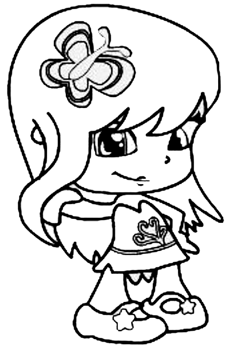 Pinypon drawing 5 to print and color