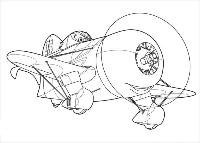 Planes 4 to print and color