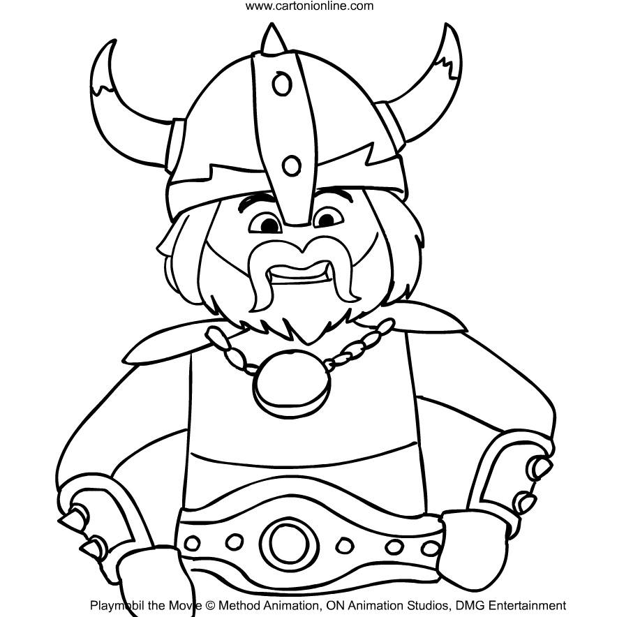 Olaf von Playmobil: Der Film coloring page to print and coloring