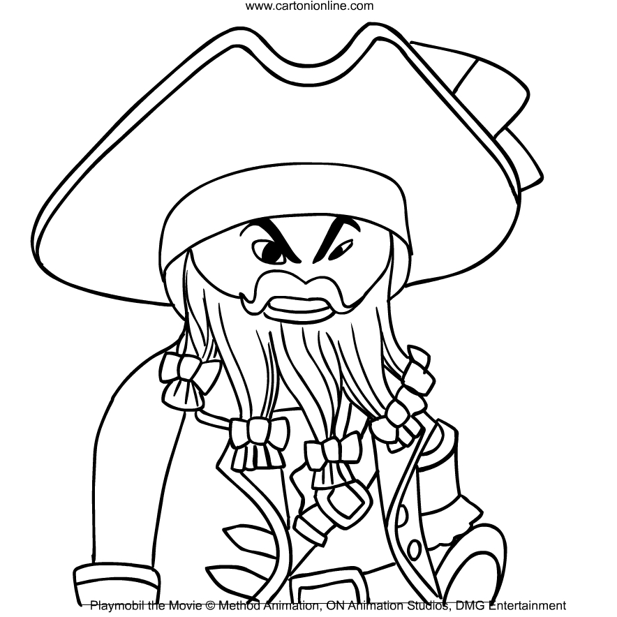 Bloodbones  Playmobil: Film coloring pages to print and coloring