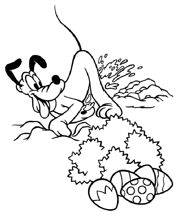 Drawing 1 from Pluto coloring page to print and coloring