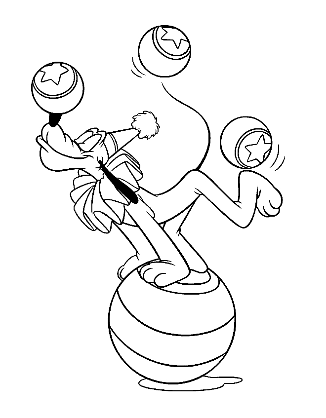Drawing 8 from Pluto coloring page to print and coloring