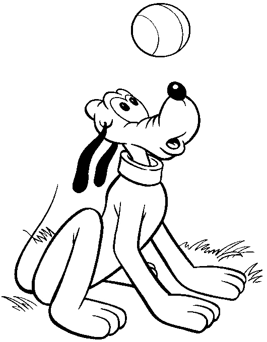 Drawing 16 from Pluto coloring page to print and coloring