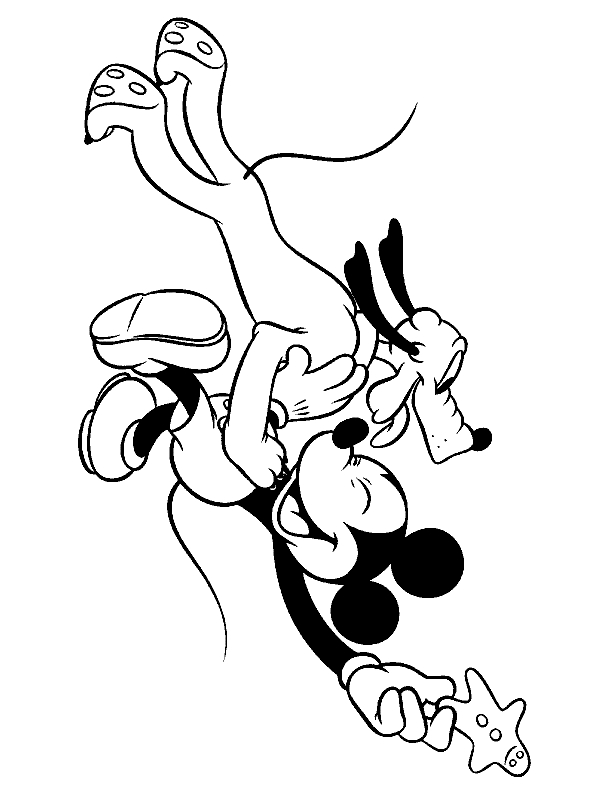 Drawing 18 from Pluto coloring page to print and coloring