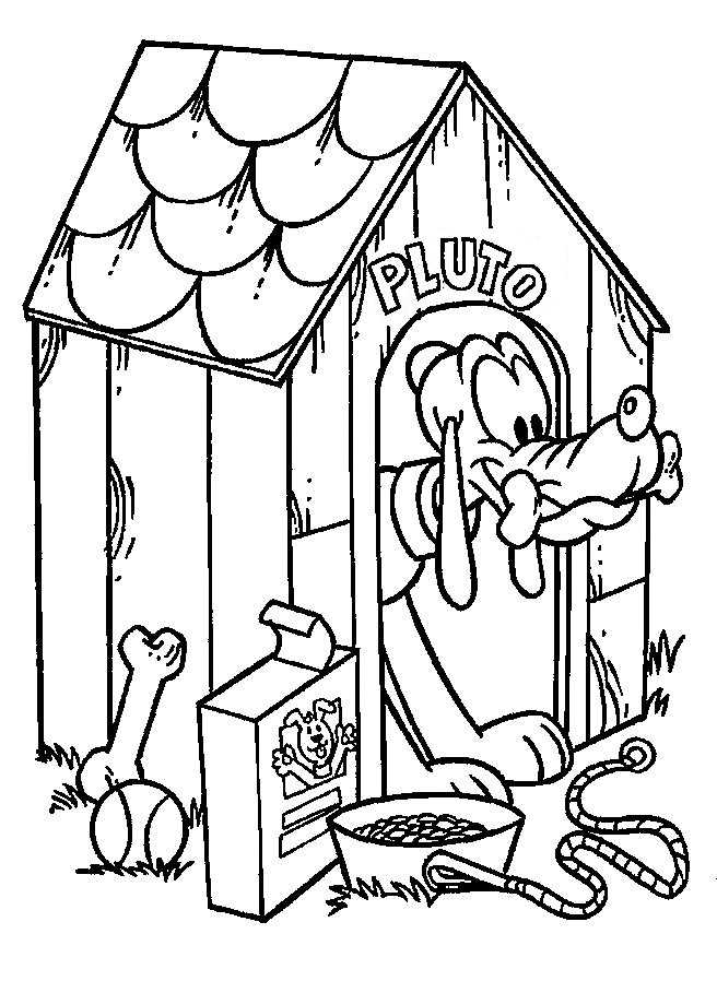 Drawing 21 from Pluto coloring page to print and coloring