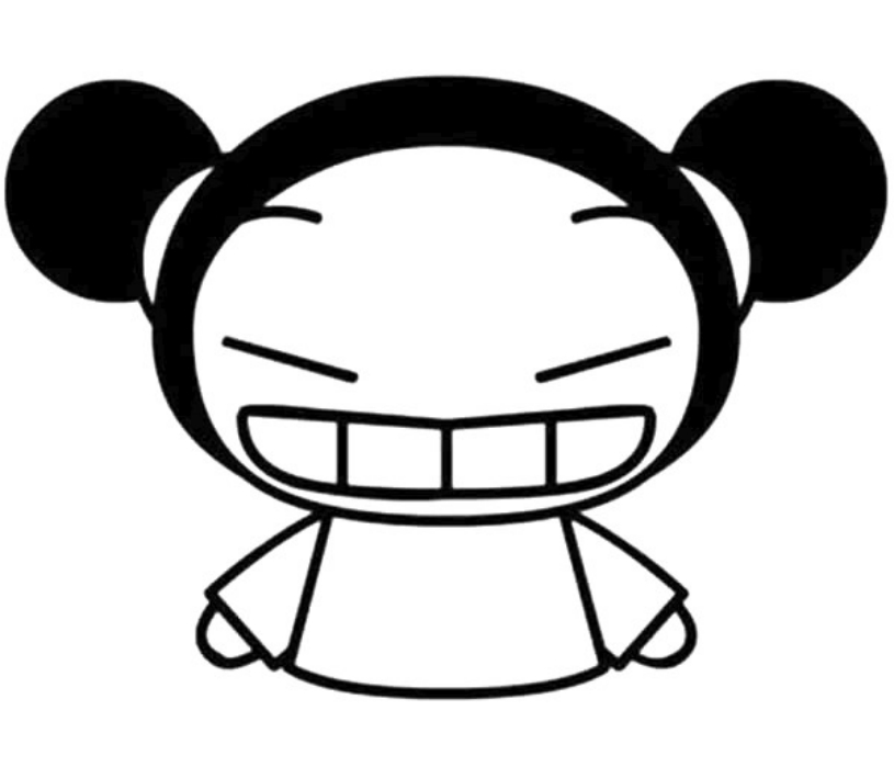 Pucca coloring page to print and coloring - Drawing 4
