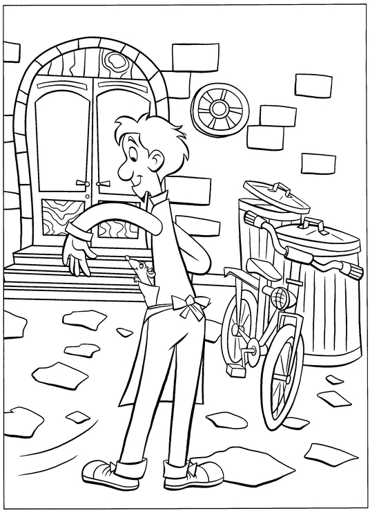 Drawing 16 from Ratatouille coloring page to print and coloring