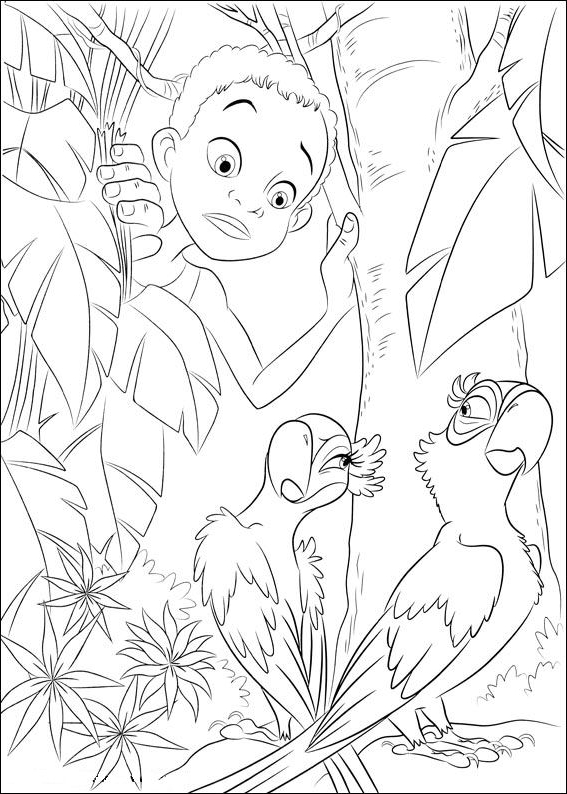 Drawing 9 from Rio coloring page to print and coloring