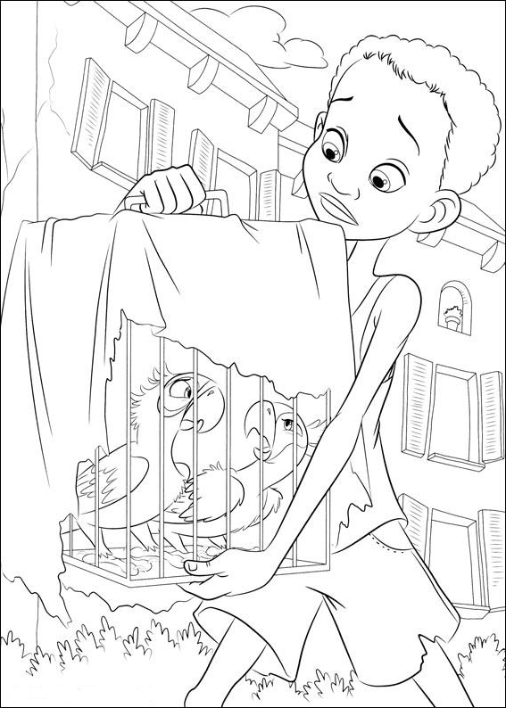 Drawing 10 from Rio coloring page to print and coloring