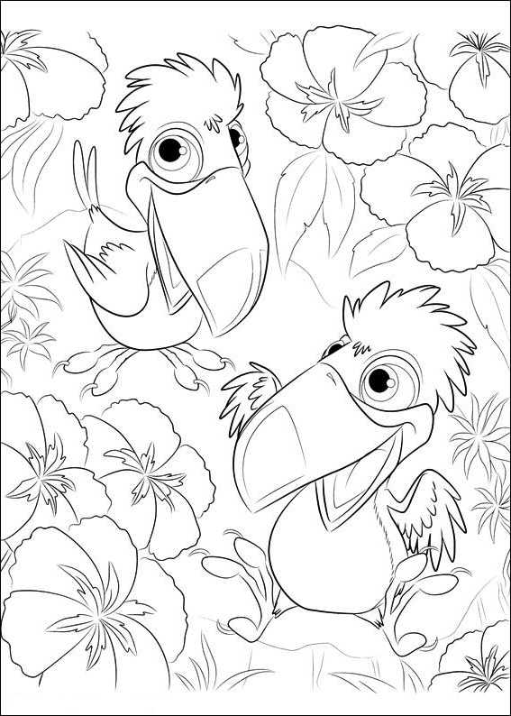 Drawing 14 from Rio coloring page to print and coloring