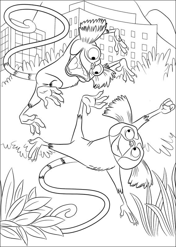 Drawing 16 from Rio coloring page to print and coloring