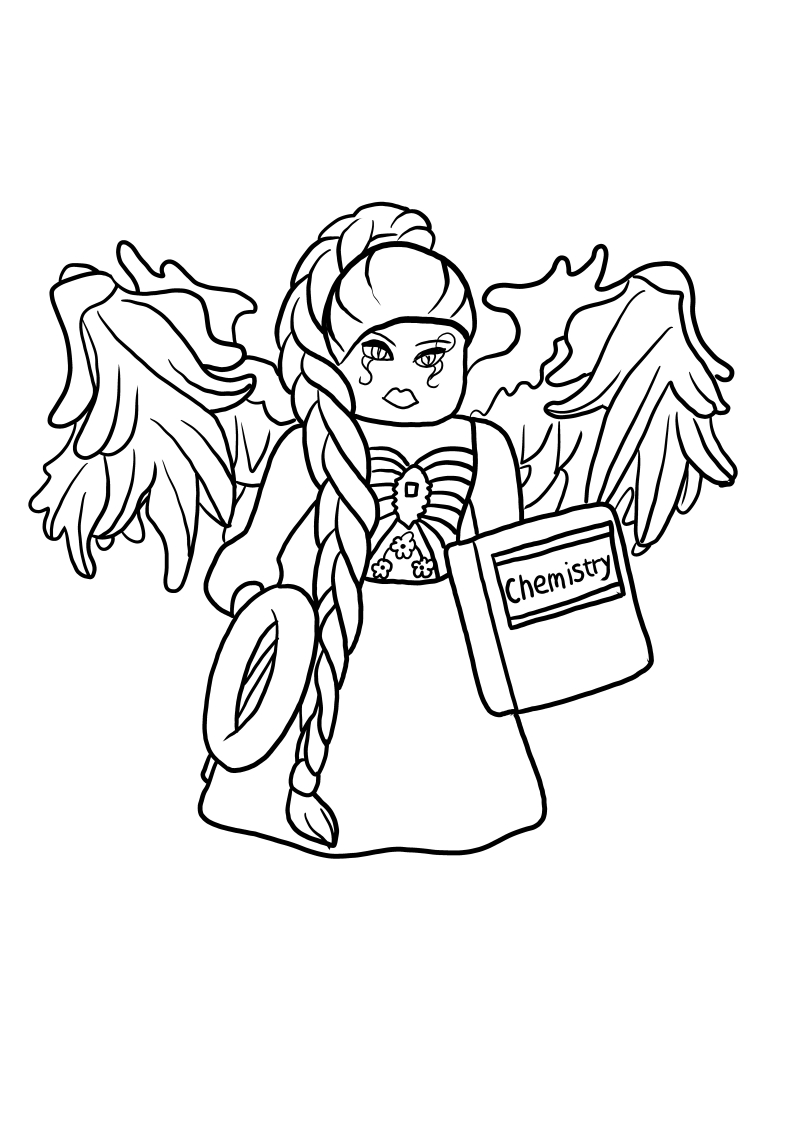 Royale High From Roblox Coloring Page - high princess roblox coloring pages royale high