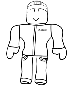 dibujos de personajes de roblox para colorear