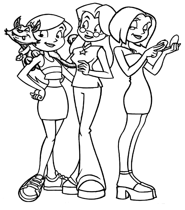 Drawing 2 from Sabrina coloring page to print and coloring