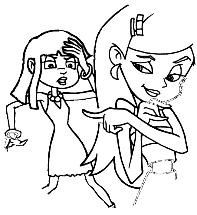 Drawing 5 from Sabrina coloring page to print and coloring